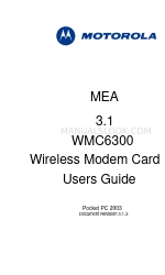 Motorola WMC6300 Manuale d'uso