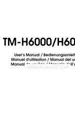Epson TM-H6000 Manuel de l'utilisateur