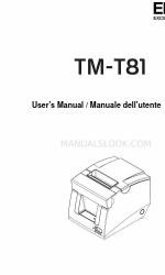 Epson TM-T81 Benutzerhandbuch