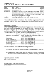 Epson 1680 - Expression Special Edition Boletín de asistencia sobre productos