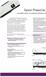 Epson 1705C - PowerLite XGA LCD Projector Specifiche tecniche