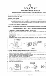 Acumen WMT-04 Manual de instruções