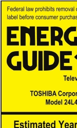 Toshiba 24L4200U Enerji Kılavuzu