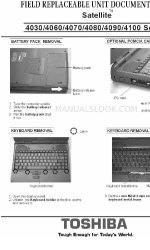 Toshiba 4080XCDT - Satellite - PII 366 MHz Інструкція із заміни Посібник із заміни