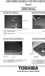 Toshiba 8000 series Manuale di servizio