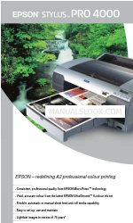 Epson 4000 - Stylus Pro Color Inkjet Printer Brosur & Spesifikasi
