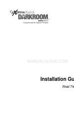 Epson 4880 - Stylus Pro Color Inkjet Printer Installation Manual