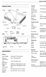 Epson 745c - PowerLite XGA LCD Projector Manuale