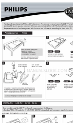 Philips 17-LCD HDTV MONITOR FLAT TV CRYSTAL CLEAR III 17PF8946 Посібник з швидкого використання та підключення