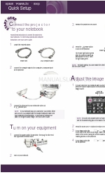 Epson 830p - PowerLite XGA LCD Projector Configuración rápida