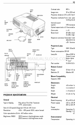 Epson 830p - PowerLite XGA LCD Projector Manual del usuario