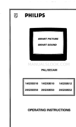 Philips 20GX8550 Operating Instructions Manual