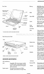 Epson ActionNote 880C Manuale informativo sul prodotto