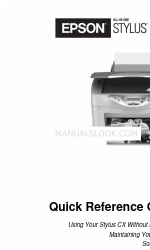 Epson CX5400 - Stylus Color Inkjet Manual de referência rápida