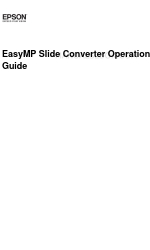 Epson EasyMP Slide Converter Посібник з експлуатації