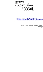 Epson MonacoSCAN User Manual