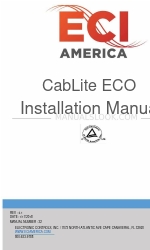 ECI CabLite ECO 3000K Manual de instalación