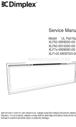 Dimplex 6910000100 Manual de serviço