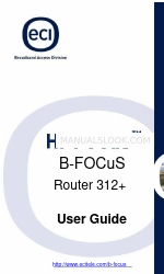 Eci Telecom B-FOCuS 312 Gebruikershandleiding