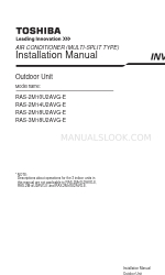 Toshiba 13340 Manuale di installazione