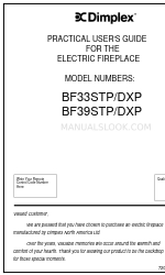 Dimplex BF33STP Manuale pratico per l'utente