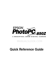 Epson PhotoPC 850Z Краткое справочное руководство