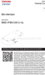 Toshiba BMS-IFBN1281U-UL Manual de instrucciones