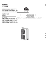 Toshiba Carrier MCY-MAP0367HS-UL Manuale di installazione