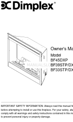 Dimplex BF33STP/DXP Benutzerhandbuch