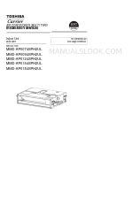 Toshiba Carrier MMD-AP0074SPH2UL Manual de instalación