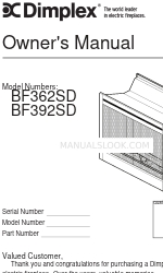 Dimplex BF392SD Benutzerhandbuch