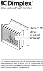 Dimplex BF392SD Benutzerhandbuch