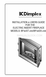 Dimplex BF42DX-230 インストレーション＆ユーザーマニュアル