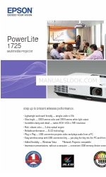 Epson PowerLite 1725 사양