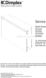 Dimplex BF9000 Service Manual