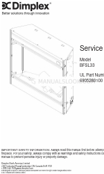 Dimplex BFSL33 Service-Handbuch