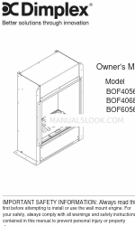 Dimplex BOF4068 Посібник користувача