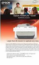 Epson PowerLite 450W Broşür ve Teknik Özellikler