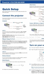 Epson PowerLite 480 Quick Setup Manual