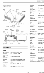 Epson PowerLite 737c Ürün Bilgileri