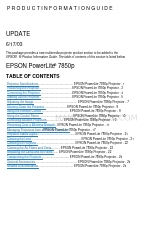 Epson PowerLite 7850pNL Panduan Informasi Produk