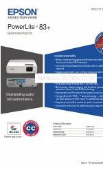 Epson PowerLite 83+ Brochure