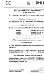 Philips 107E60 Declaración de conformidad