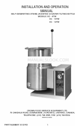 CROWN FOOD EC - 6TW Manuel d'installation et d'utilisation