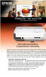 Epson PowerLite 905 Brochure