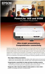 Epson PowerLite 905 Brochure