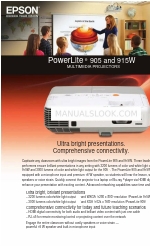 Epson PowerLite 905 Brochure & Specs