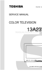 Toshiba 13A23W Service Manual