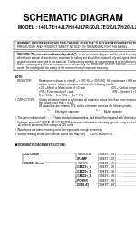 Toshiba 14JL7E Schematic Diagrams