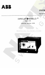 ABB Circuit Shield 87B Manual de instruções